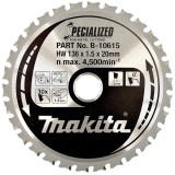 Makita SPECIALIZAT - Panza cu carburi metalice 136x20x1.5 mm 30 dinti