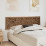 vidaXL Tăblie cap Pe perete natural 180 cm Lemn solid de tec 42024563