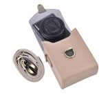 Cumpara ieftin Husa retro de piele pentru camera Sony RX100, seria HX, Canon si Ricoh, bej - RESIGILAT