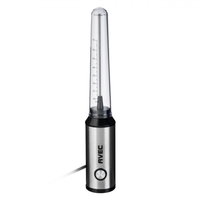 Mixer Electric Avec HB-207A, Capacitate 80ml, Putere 25W, Negru/Argintiu
