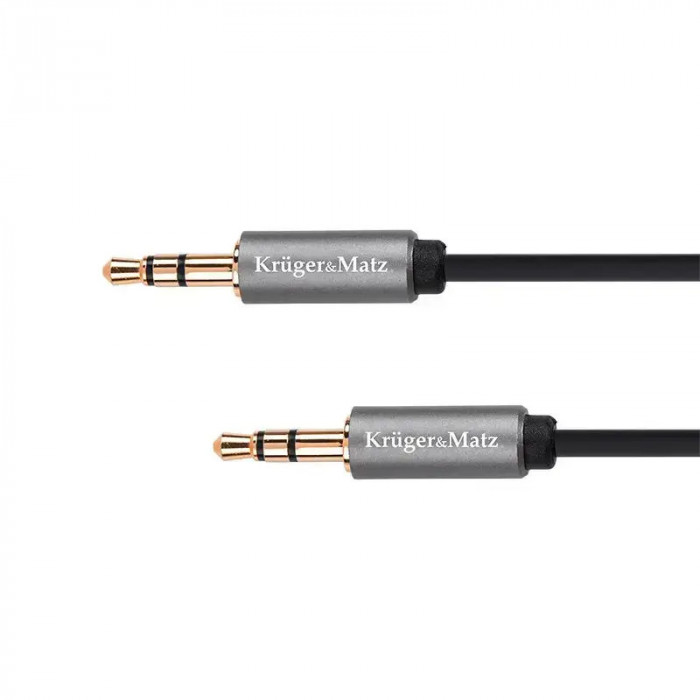 Cablu Jack 3.5 Tata - Tata 3 m Basic Kruger&amp;Matz