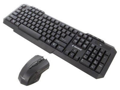 Kit tastatură și mouse wireless USB US foto