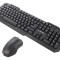Kit tastatură și mouse wireless USB US