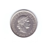 Moneda Elvetia 10 rappen 1967, stare buna, curata