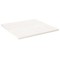 Gossi blat de masa, alb, 70x70x2,5 cm, lemn masiv de pin, patrat