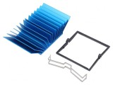 Radiator Extrudat cu Aripioare BGA Albastru 42.5mm