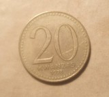 ANGOLA 20 KWANZAS 1978 MONEDA MARE, Africa