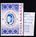 1992 Un an de la &icirc;nfiin. regiei autonome Poșta Rom&acirc;nă LP1298 MNH Pret 0,5+1 Lei, Posta, Nestampilat