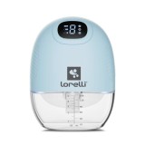 Pompa de san electrica portabila, Lorelli Alice, hands free, 3 moduri de operare, functie masaj, 9 niveluri, cu accesorii incluse, 140 ml, Blue