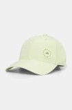 Adidas by Stella McCartney sapca culoarea verde, cu imprimeu, JP2689