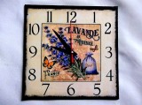 ceas perete cu lavanda 34057