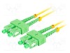 Patch cord fibră optică SC/APC - 5m galben LSZH LANBERG