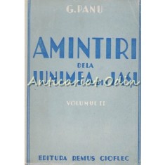 Amintiri De La Junimea Din Iasi II - G. Panu