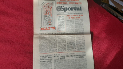 Ziar Sportul 30 04 1979 foto