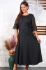 Rochie de seara Venus Negru - 50Marimea, Yves