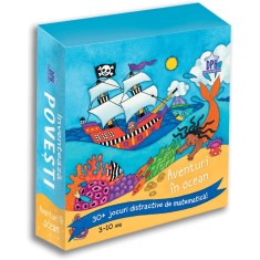 Editura DPH, Inventeaza povesti - Aventuri in ocean, 30+ jocuri distractive de matematica