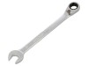 Cheie combinata 11mm Stanley FATMAX cu piedica, otel crom-vanadium, 72 dinti, antialunecare