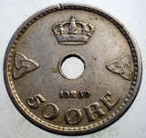 1.256 NORVEGIA 50 ORE 1939