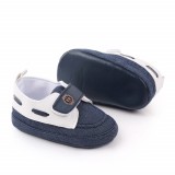 Pantofiori denim tip mocasini (Marime Disponibila: 3-6 luni (Marimea 18