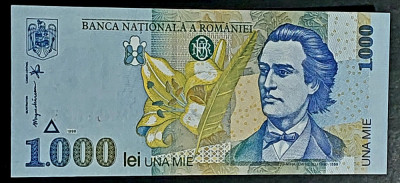 Bancnota 1000 lei 1998 UNC foto