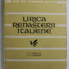 CELE MAI FRUMOASE POEZII - LIRICA RENASTERII ITALIENE , 1966