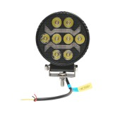 Proiector rotund LED cu DRL 9-80V, 17W, alb-galben, carcasa aluminiu IP67 Breckner Germany