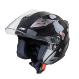 Casca Moto W-TEC Putta Open-Face XXL (63-64) Negru/Bronz ECE 22.06 DOT