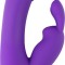 Vibrator Iepuras V6, 7 Moduri Vibratii, 4 Viteze, Silicon, USB, Mov, 19 cm