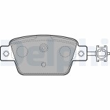 Set placute frana,frana disc DELPHI LP2486