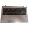 Carcasa superioara cu tastatura palmrest Laptop, Lenovo, V310-15ISK Type 80SY, 5CB0N82756, 3FLV7TALV00, cu fingerprint, argintie, layout US