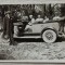 Grup cu automobil de epoca, Romania interbelica// fotografie