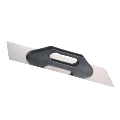 Gletiera inox cu zimti, maner plastic, 500 x 130 mm foto