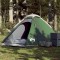 Gossi cort de camping cupola pentru 4 persoane, verde, impermeabil