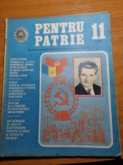 revista pentru patrie noiembrie 1988
