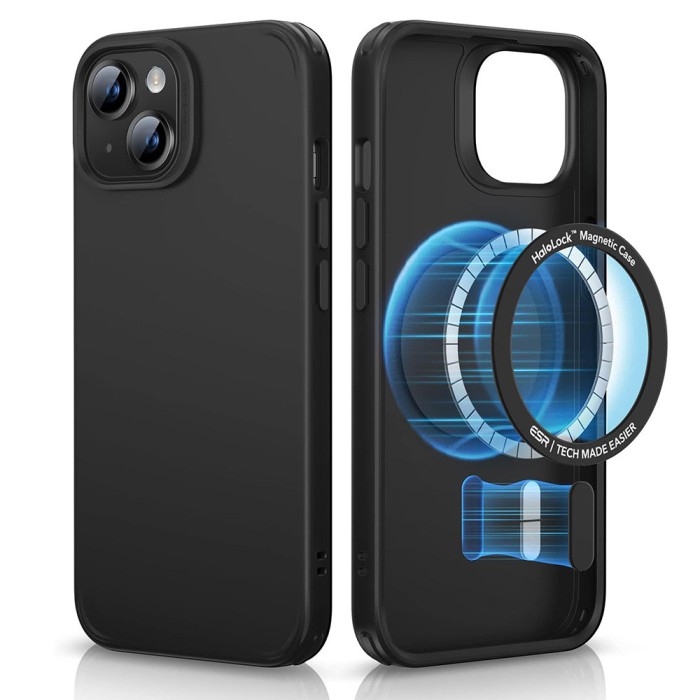 Husa iPhone 13 ESR Classic Hybrid HaloLock, negru