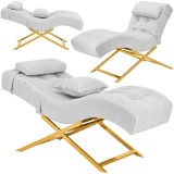 Leżanka fotel kozetka kosmetyczna do salonu kosmetycznego pedicure pianka memory foam dodatkowe poduszki Cozzi STD-R
