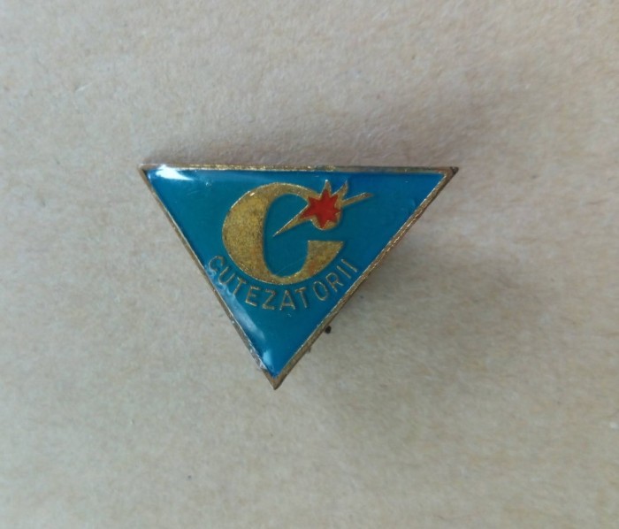 Insigna pionieri - Cutezatorii