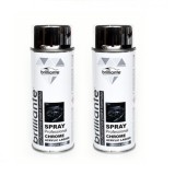 Vopsea Spray Crom Argintiu 2 x 400ml Brilliante (Cosmos) Gri - Metal, Lemn, Plastic