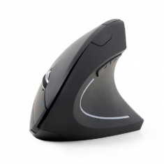 Mouse wireless vertical Gembird MUSW-ERGO-01, Design ergonomic, 1600 DPI, 6 Butoane foto