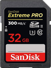 Card de memorie Sandisk Extreme Pro 32GB SDHC Clasa 10 UHS-II foto