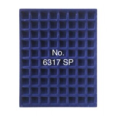 Tava pentru monede Nova cu 80 locasuri de 17 mm