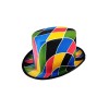Palarie Decorativa, Flippy, Pentru Petreceri, Model Carouri, Multicolor