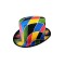 Palarie Decorativa, Flippy, Pentru Petreceri, Model Carouri, Multicolor