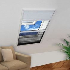 Ecran insecte pentru ferestre, cu umbrar, aluminiu, 80x120 cm GartenMobel Dekor