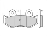 Set placute frana &ndash; Suzuki UX Sixteen 125-150cc - Burgman 250-400cc &ndash; Sky Wave 250-400cc, Oem