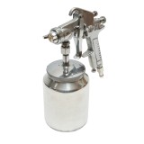 Pistol de vopsit industrial cu aer comprimat, rezervor 600 ml, duza 2.5 mm