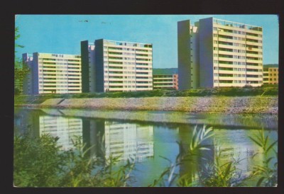 CPIB 23537 CARTE POSTALA - TARGU MURES, PE MALUL MURESULUI, NECIRCULATA foto