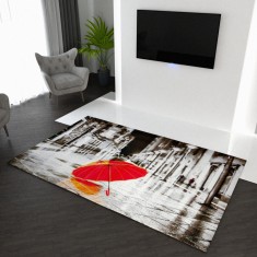 Covor Model Umbrela 11128-192, Marime 120 x 170 cm, Multicolor, Inaltime Fir 9 mm, Antialergic, Polipropilena, Living, Dormitor, Sufragerie, Birou