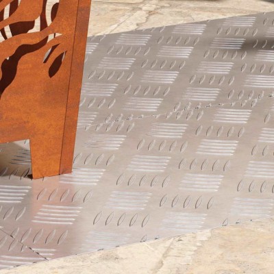Plăci cu tablouri 4 pcs Argintiu 90 x 40 cm Aluminiu foto