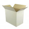 Set 50 Cutii Clasice, 93x93x132 mm, Carton CO3 Alb/Natur